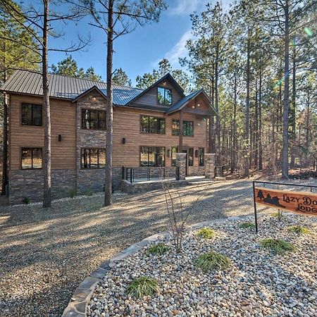 Broken Bow Lazy Dog Lodge With Hot Tub, Pool Table 外观 照片